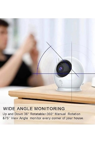 Bebek Monitörü Lcd Ekranlı Gece Görüşlü Sesli ve Görüntülü Bebek