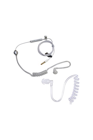 Mikrofonlu 3.5mm 4 Boğum Sipiral Mono Koruma Kulaklığı "kablolu Kulaklık"