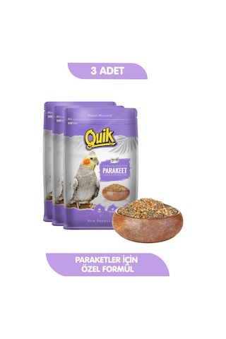 3lü Set Paraket Yemi Yenilenen750 Gr