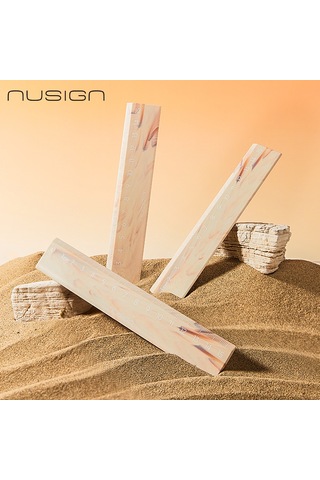 Nusıgn Cetvel 15 Cm Pembe Çift Taraflı Ölçekli Okul Cetveli