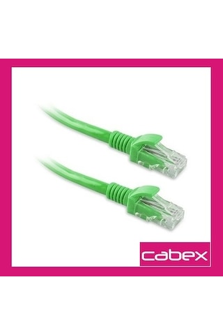 Cabex Cat6 Green / Yeşil Patch Cord 3 Mt