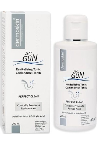 Dermoskin Acnegun Revitalizing Canlandırıcı Yüz Toniği 200 ML