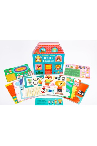 Nosy Crow - Fold-out + Play: Doll's House