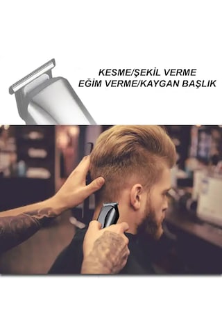 Emtulife Lı-1386 6in1 Erkek Bakım Kiti Saç Sakal ve Tüm Vücut Bakım Seti