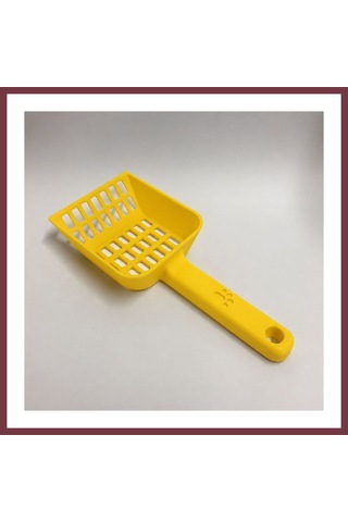 Storeşahin 3d Baskı Kedi Kumu Küreği - Geniş Hazneli Eleme Küreği-sarı Shn0720