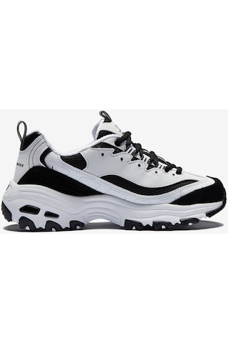 Skechers D'Lites - March Forward Kadın Beyaz Sneakers 13148 Wbk Beyaz