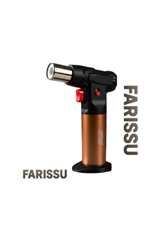 Icq Lighter Power Xhg-8b77 Jet Pürmüz Torch Çakmak Yüksek Hassasiyetli Bütan Alevi Kahverengi