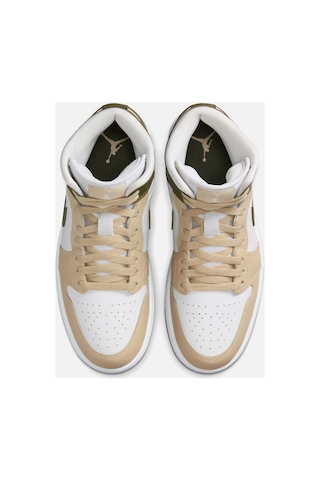 Nike Aır Jordan 1 Mıd Kadın Ayakkabı Bq6472-120 Çok Renkli Çok Renkli