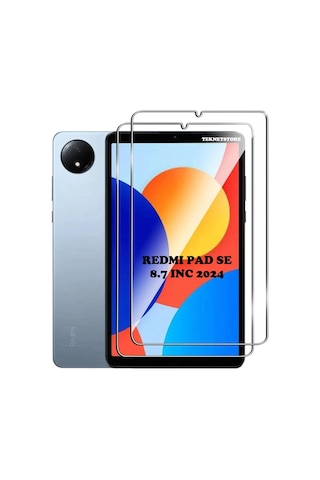 Xiaomi Redmi Pad Se 8.7 Inç Tablet Uyumlu Uyku Modlu 360 Döner Pu Deri Kılıf Seti Kılıf