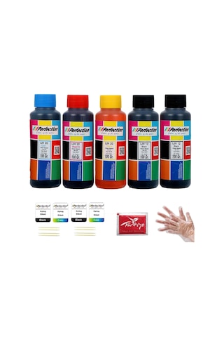 Perfection Epson Uyumlu 664 L550, L555, L565, L605 Tanklı Yazıcı Mürekkep Seti 5 X 100 Gr.