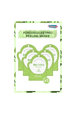 Frudia Green Grape Gözenek Kontrol Pore Peeling Mask 5 x 20 ML