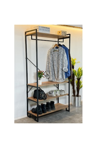 Açık Gardrop Raf Çok Amaçlı Dolap Gardolap 6069