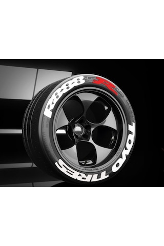 Lastik Yazısı Toyo Tıres R888 R 1.Sınıf Kalite Stıker