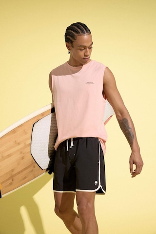 Defacto Defactofit Regular Fit Esnek Dokulu Kısa Boy Deniz Şortu D9631ax25hsbk81 Siyah