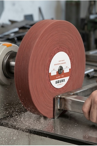 250x50 Mm P180 Polisaj Keçesi Çapak Alma Ve Metal Yüzey Parlatma Diski 1 Adet