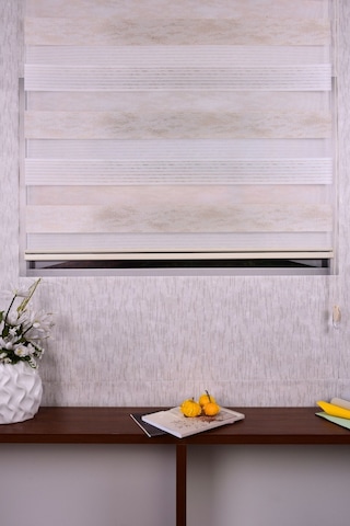 Krem Pliseli Etek Dilimsiz Ds 10790-v6 Zebra Stor Güneşlik Perde