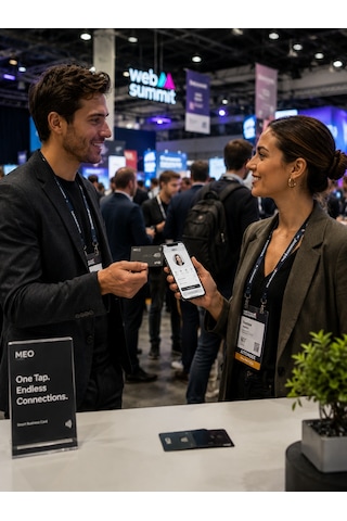 Meo Hello Akıllı Nfc Ve Qr Kodlu Kartvizit