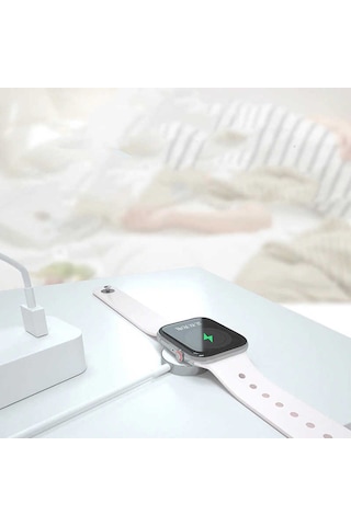 Beyaz Watch Usb Şarj Kablosu-zore