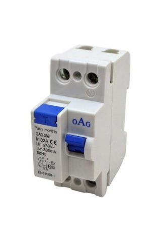 Oag 2X32A-30 Ma Kaçak Akım Koruma Rölesi