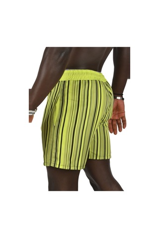 Deepsea Erkek Yeşil File Astarlı Deniz Şortu 2403011