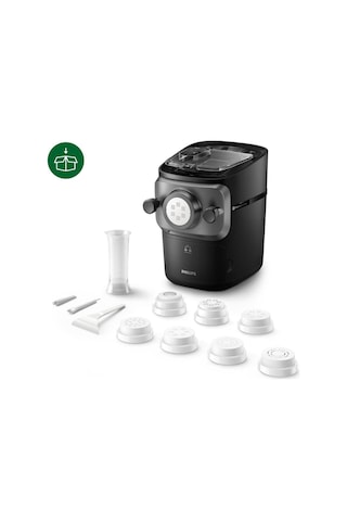 Philips 7000 Serisi Pasta Makinesi, 8 Çeşit Makarna, 10 Dakikada Taze Ev Yapımı, Siyah Hr2665/93 Ekmek Kızartıcılar Çok Renkli