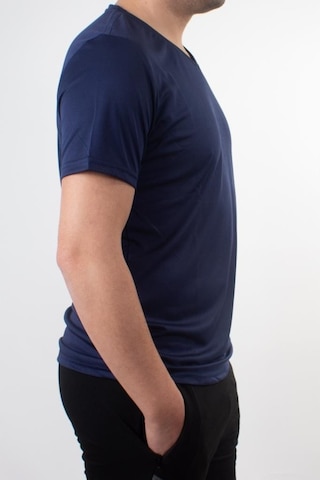 Kinetix Sn-222 Neck Lacivert Günlük Erkek V Yaka Tişört