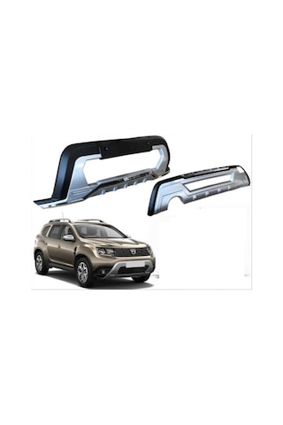 Autogp Dacia Duster Ön Ve Arka Tampon Koruma Difüzör 2018+