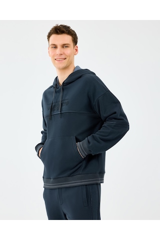 Skechers M Hoodie Sweatshirt Erkek Siyah Sweatshirt S2520227-3817 Siyah