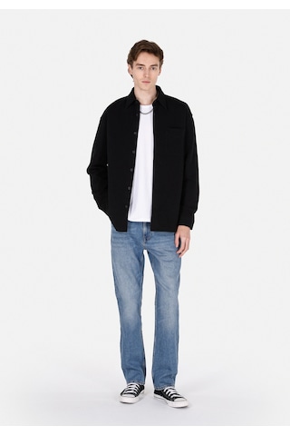 Colin's Colins Regular Fit Shirt Neck Düz Erkek Siyah Uzun Kol Gömlek Cl1072021 Cl1072021 Q1.v2 Blk Siyah