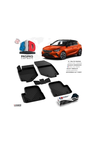 Opel Corsa F Elektrikli 4d Havuzlu Paspas 2019 Ve Üzeri A+ Kalite