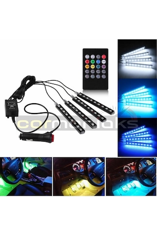Ayak Altı Led Sese Duyarlı Led Müziğe Duyarlı Led 9 Led (455757672)