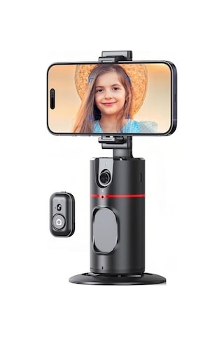 Dp P02 Tripod Otomatik Yüz Takibi 360 Dönebilen Tripod