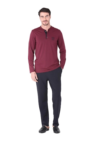 Epilons Zenvial D's Damat 221001 Uzun Kol Pijama Takımı Zenviall2 Bordo