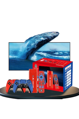 10k Ultra Hd Tv Game Stick - Android Tv 64gb 20.000 Oyunlu Çift Kablosuz Konsol Wifi6, 5g