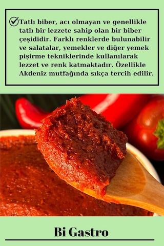 Antep Tatlı Biber Salçası Güneş Kurusu Tatlı Biber Salçası 3000 Gr