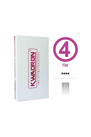 Kwadron Pmu Optima 35/4 Flpt Flat Point Taper - Kartuş Pmu İğnesi