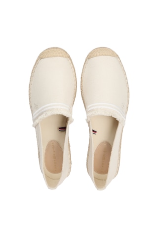 Tommy Hilfiger Frınge Canvas Closed Espadrılle Kadın Bej Günlük Ayakkabı - Fw0fw08881
