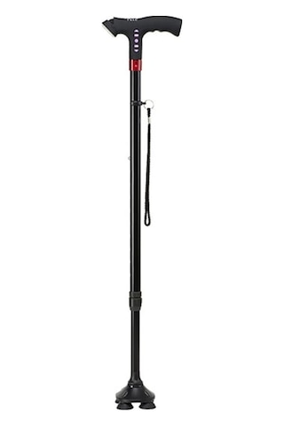 Ayarlanabilir Led Aydınatmalı Çok Fonksiyonlu Yürüyüş Batonu Çok Renkli