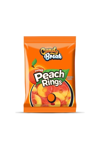 Candy Break Peach Rings Şeftali Aromalı Yumuşak Şeker 113 G