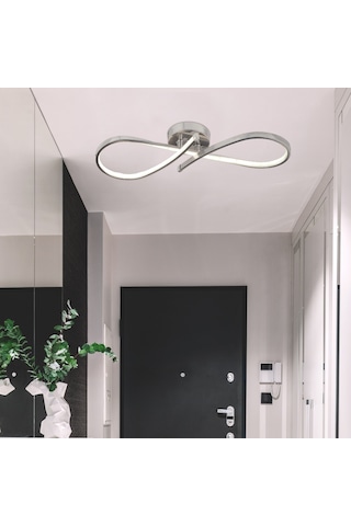 Apliqa Vetto Krom 38 W Modern Plafonyer Led Avize