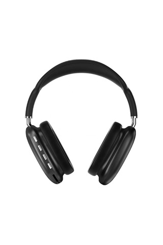Bay Kulak Üstü Kablosuz Bluetooth Kulaklık, Mikrofonlu Ve Sd Kart Girişli Siyah Tasarım Najmaddin