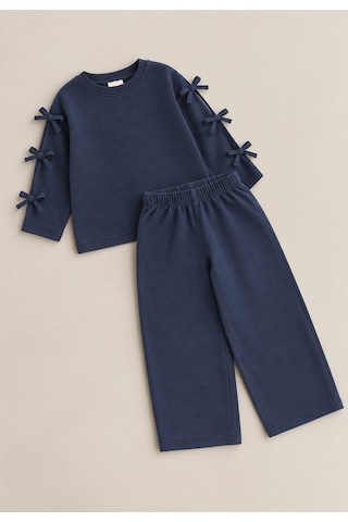 Cigit Mevsimlik Sweatshirt Takım 8-12 Yaş Lacivert