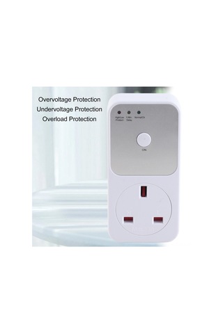 Yaozixa Ev Elektrikli Cihazları İçin Güvenlikli Voltaj Koruyucu Soket, Standart Fişli, Pc Kasa, 175v- Koruma Aralığı