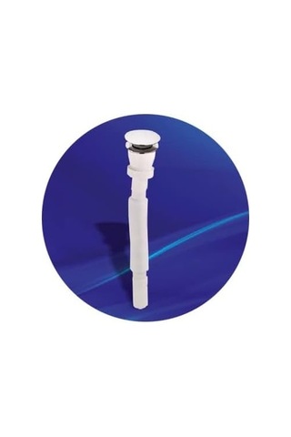 Basmalı Pop Up Krom Kapaklı Lavabo Sifonu