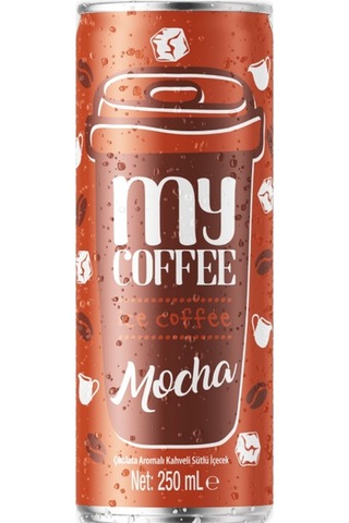 My Coffee Mocha Çikolata Aromalı Soğuk Kahve 250 Ml X 12 Adet Hazır