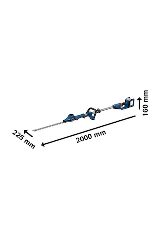 Bosch Ghe 18v-50 Fp Akülü Uzun Saplı Çit Kesme Ve Budama Makinesi Solo 06008d5100