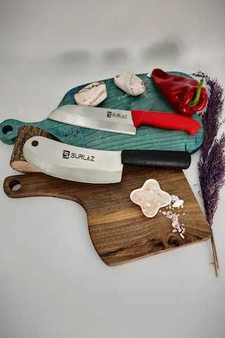 Sürmene Nakiri Şef Bıçağı. Soğan. Salata. Ezme Satırı