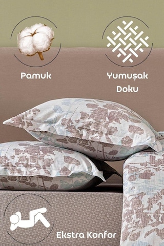 Lavella Yastık Kılıfı Koleksiyonu 2 Parça - Uykuya Açılan Çiçekli Kapı 50x70/ Asorti-4