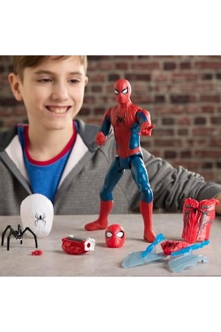 Spider-man: Yepyeni Bir Gün Titan Serisi Eşsiz Ağ Atıcı Aksiyon Figürü, 29,2 Cm Süper Kahraman Oyuncakları Ve Figürleri, 4 Yaş Ve Üzeri