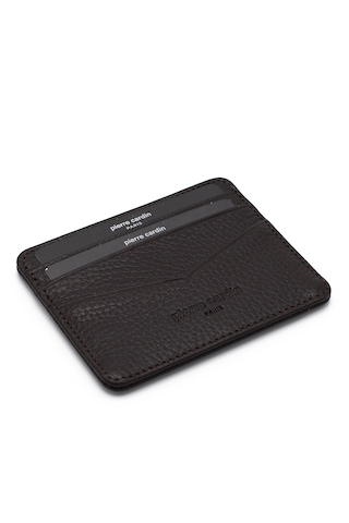 Pierre Cardin Unisex Deri Kartlık 0626 Kahverengi